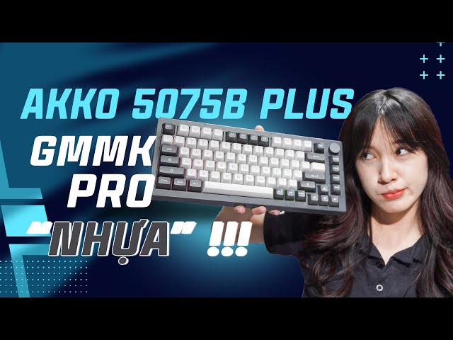 Bàn phím cơ AKKO 5075B Plus Multi-modes Dracula Castle Akko V3 Cream Yellow switch