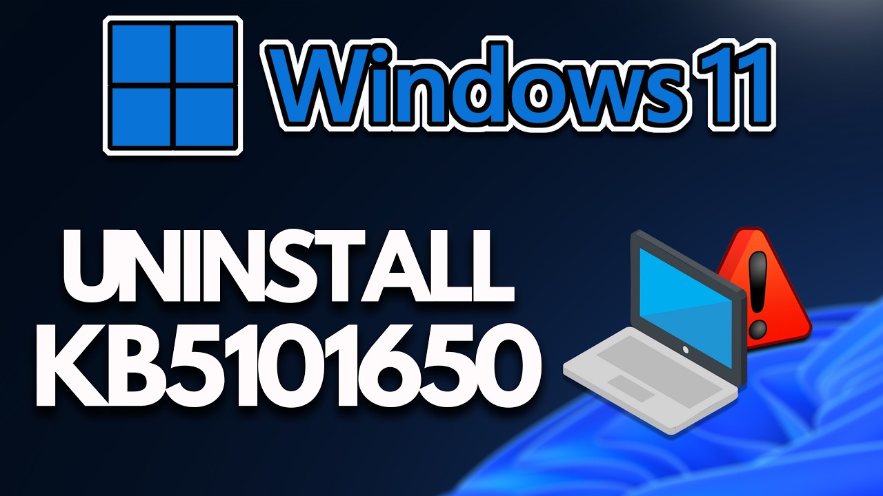 How To Uninstall KB5101650 Update On Windows 11 - Tutorial