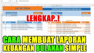 Download lagu Lengkap Cara Membuat Laporan Keuangan Bulanan di Excel Yang Sederhana mp3