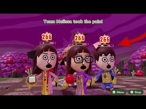 Miitopia Switch - Surviving the Terror Fiend’s OHKO Attack WITHOUT SHIELDS