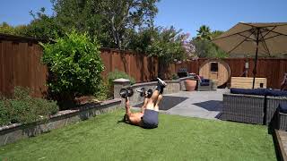 Dual Dumbbell Windshield Wiper exercise video thumbnail
