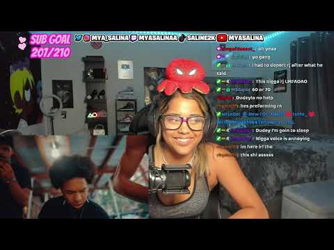 Mya Salina REACTS to DudeyLo - No Help (Official Video)