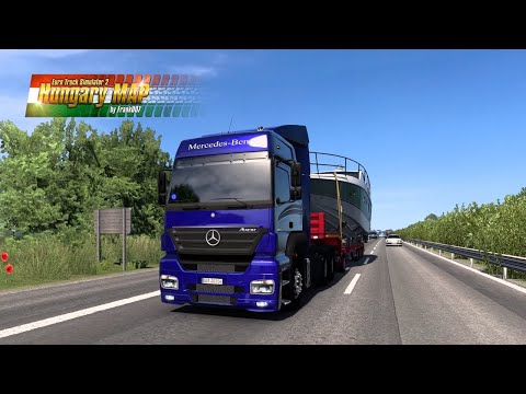 ETS 2: Mapa Hungary Map | Mercedes-Benz Axor: De Buda dél para Cegléd