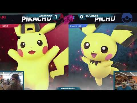 Inver Grove Fights #12 - Winners R1 - Jackypoo (Pikachu) vs BlazeK114 (Pichu)