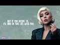 Lady Gaga - Hold My Hand ( Lyrics )