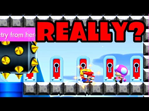 Super Mario Maker 2 Multiplayer Co-OP with Randoms O_o #362