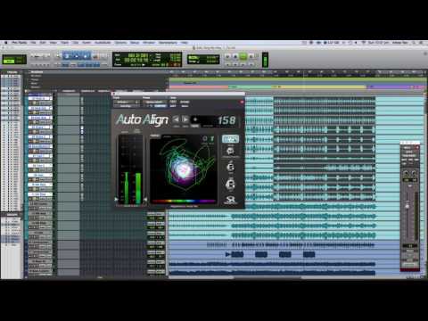Using Auto Align to Correct Phase Issues on Drums