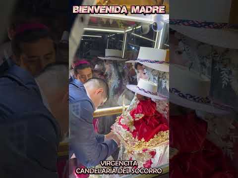 Virgencita de la Candelaria del Socorro en un bello encuentro de fe junto al Señor de los Milagros