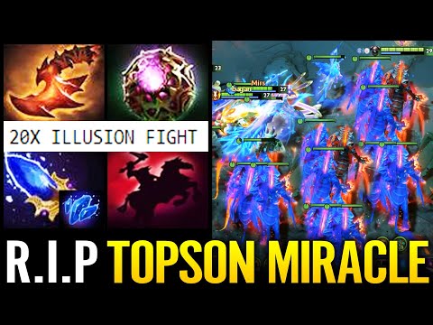🔥 RIP Topson + Miracle Team!!! WTF 20x ILLUSION Cancer FIGHT By Pro Chaos Knight Yataro 7.29 Dota 2