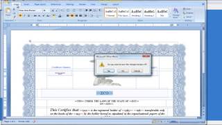 Printing Certificates