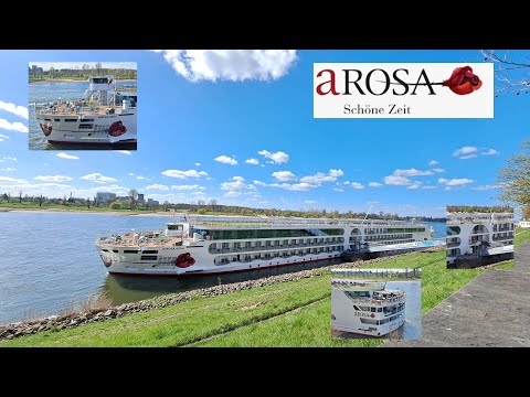 Flusskreuzfahrtschiff A-ROSA SENA Düsseldorf #kreuzfahrt #travel #cruise #rivercruise