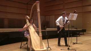 Antonio Vivaldi Sonata for bassoon and harp in A minor.Roman Reznik,Delphine Constantin -Reznik