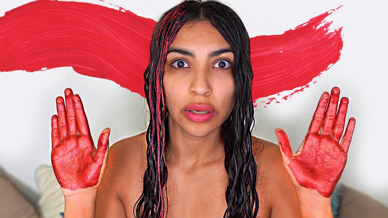 I TRIED TO DYE MY OWN HAIR... KINDA LOL