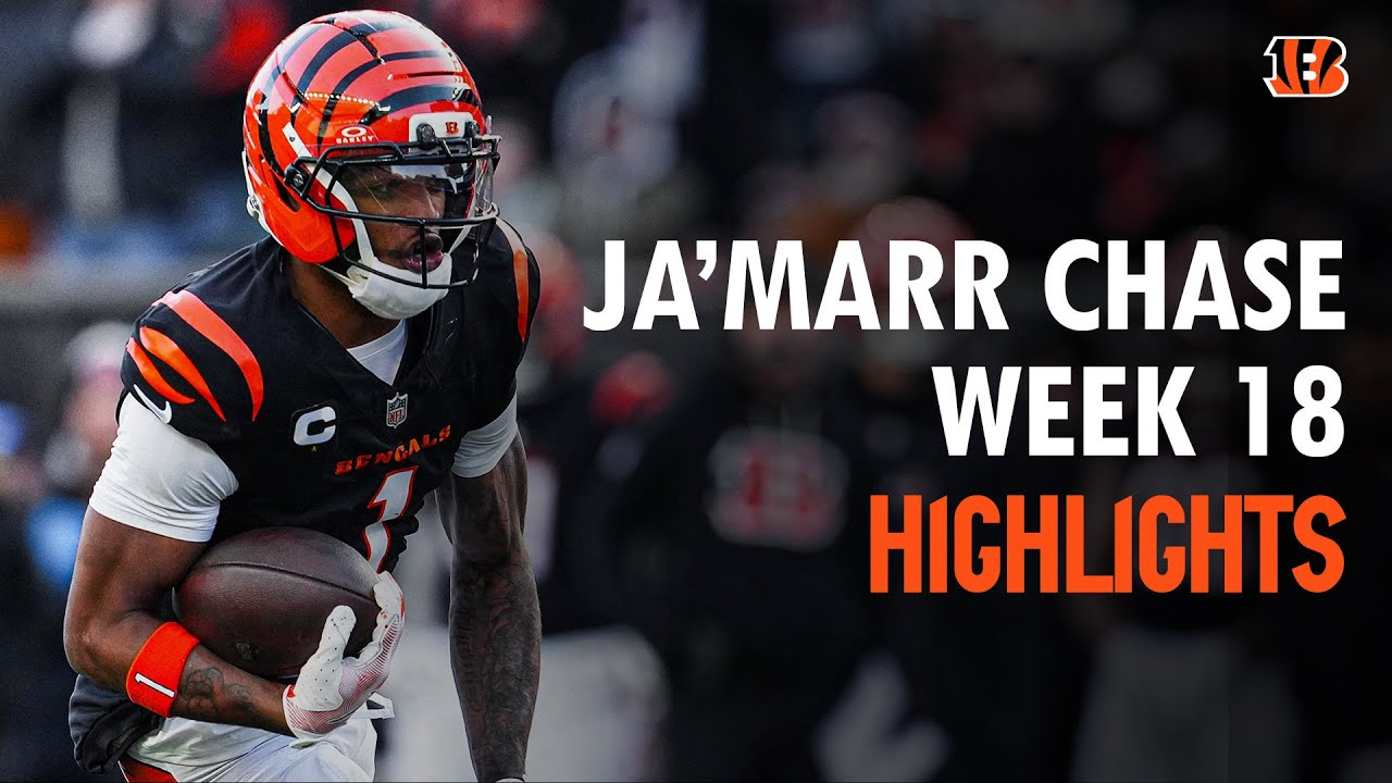 Every catch by Ja'Marr Chase vs. Browns | Week 18