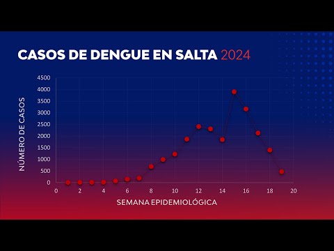 Se confirmaron más de 470 casos de dengue en la última semana