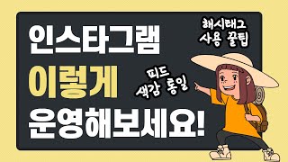 인스타그램 팔로워 늘리고 싶다면 꼭 알아야 할 3가지 기능 (피드 색감 맞추는 방법/나에게 맞는 해시태그 찾는 방법)