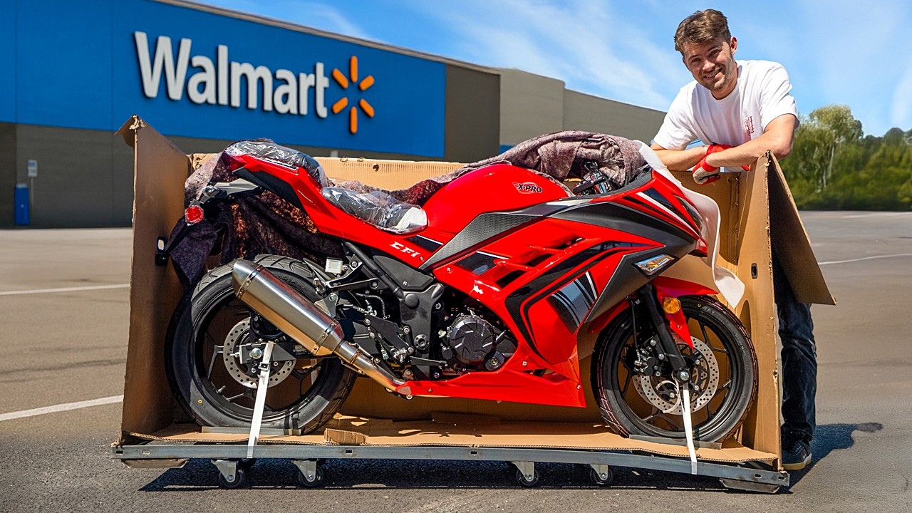 I Bought the World's Cheapest Crotch Rocket at Walmart!