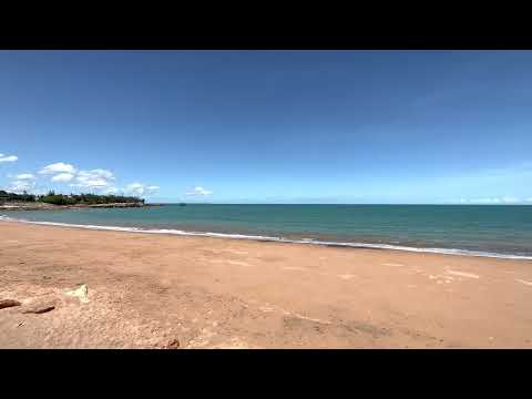 (4K) Nightcliff Beach - Darwin NT Australia [2022.12.03]