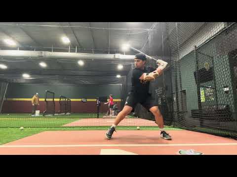 Swings from both sides of the plate.               Israel Delgado