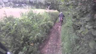 preview picture of video 'Bradley, Hampshire - The Ox Drove Way (Byway, W-E)'