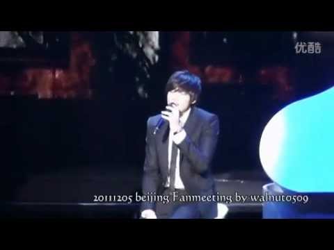 111205 Lee Min Ho Beijing FM [fancam]6 - (Yesterday + I will)