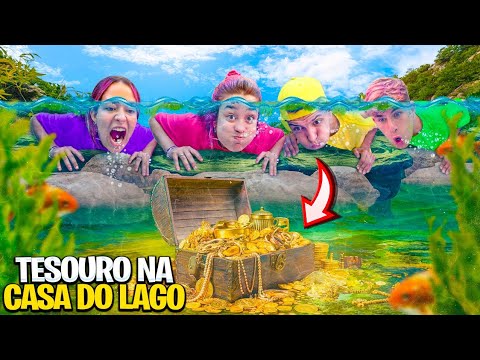 ACHAMOS UM TESOURO NA CASA DO LAGO *Ficamos ricos ?