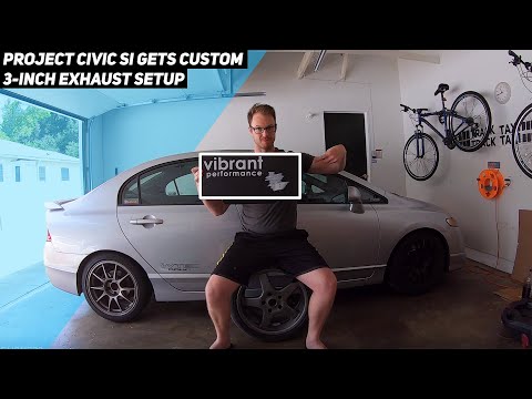 Building A Custom Exhaust with Vibrant Performance || Project Civic Si Part 30