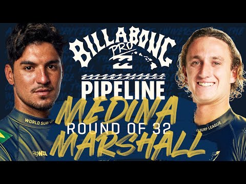 Gabriel Medina vs Jake Marshall | Billabong Pro Pipeline 2023 - Round of 32 Heat Replay