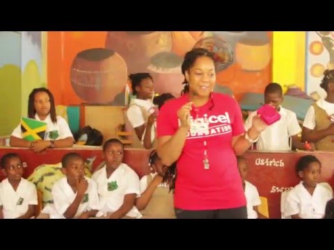 Tasha T Teaches The Children The Amharic Feedels @ Sankofa School in Jamaica