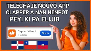 🟢KOMAN POU TELECHAGER CLAPPER NOUVO APP ΚΙ ΚΑ RANPLASE TIKTOK LA POU MONETIZE #telecharger#klap