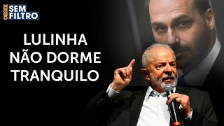 Lula sobe o tom e compara Eduardo Bolsonaro a terroristas: 'Antipatriota'