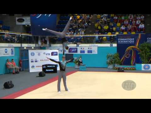 BELARUS Men's Pairs - Balance Qualifications  -- 2014 Acrobatic Worlds, Levallois-Paris (FRA)