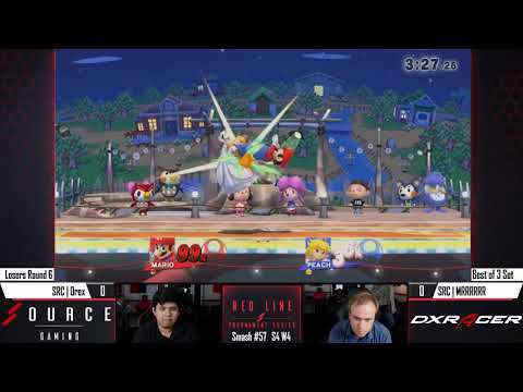 Red Line Smash 57 - SRC | Orex (Peach) Vs. SRC | MRRR (Mario)