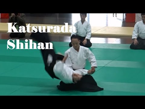 Eiji Katsurada Shihan at the Tokyo Metropolitan Aikido Federation Demonstration 2018