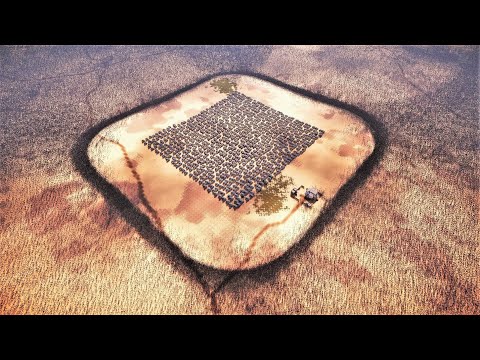 300 US Military Tanks Trapped & Surrounded BY 2 MILLION Spartans - Ultimate Epic Battle Simulator 2