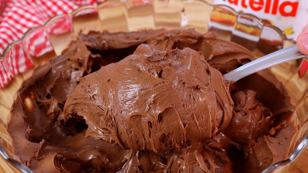 RECHEIO DE NUTELLA ESTRUTURADO PARA BOLOS | SABOR INTENSO DE NUTELLA