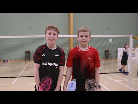 Badminton Finnish National Youth Championships 2023 BS U15 Aapo Puhakka vs. Lassi Lybeck