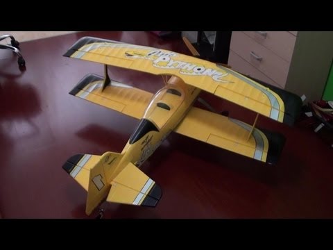 A look at my new Big Scale Pitts Python RC Plane