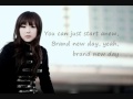 Kim Bo Kyung (김보경)-Brand New Day (w/ Eng ...