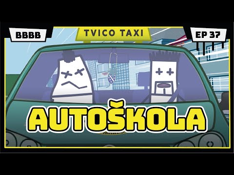 AUTOŠKOLA | Bruca polaže vozački | Animirana serija #BBBB | EP37
