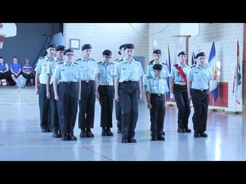 Peloton de précision Corps de cadets 3009 Cérémonial 2015