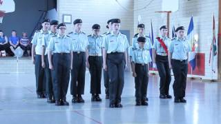 Peloton de précision Corps de cadets 3009 Cérémonial 2015