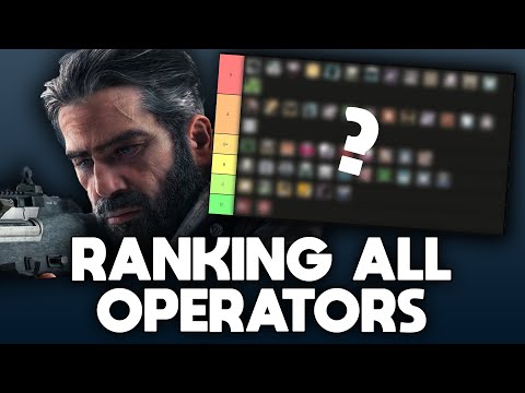 RANKING EVERY OPERATOR IN RAINBOW SIX SIEGE! OPERATION SHADOW LEGACY OPERATOR TIER LIST!