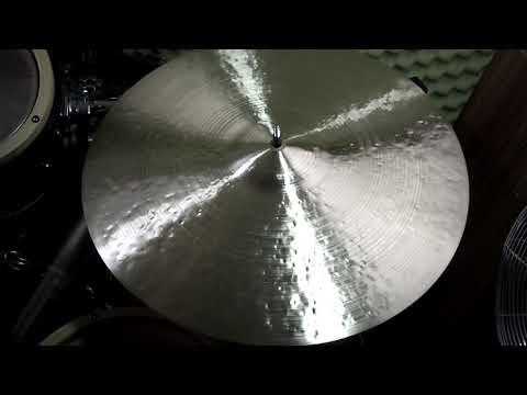 22 Rustico Extra Dark Ride, 2293g - Handcrafted cymbals by Craig Lauritsen