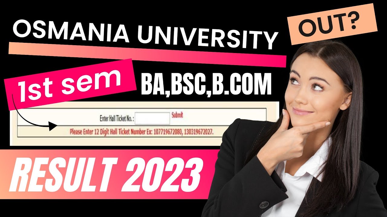 ou degree 1st sem result 2023 | osmania university result 2023 | mahir academy