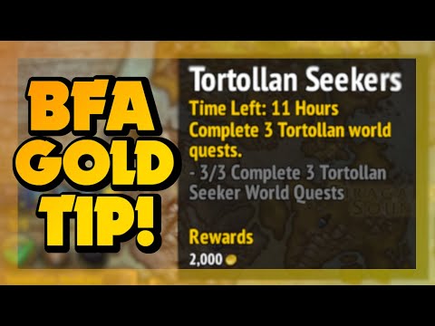 WOW Gold MAKING - SUPER EASY GOLD - WOW BFA Gold Making - WOW Emissary Gold Making Tips
