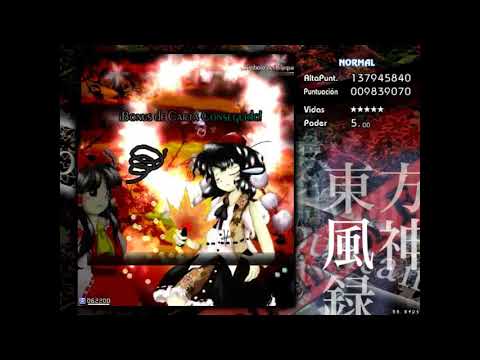 Touhou 10 MoF~Stage 4 Boss~Aya Shameimaru~Normal mode