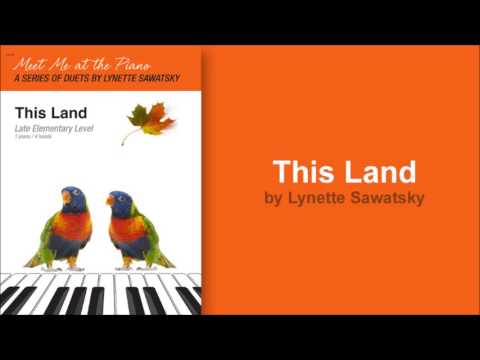 This Land (Late Elementary Piano Duet)