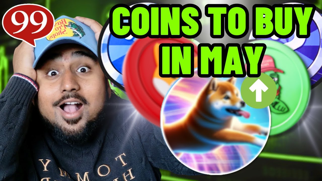 TOP 5 MEME COINS TO BUY IN MAY!! 50X YOUR MONEY!!