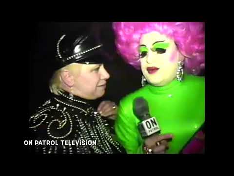 Disco Diva Alicia Bridges speaks with drag queen Brandy Wine in 1994